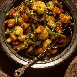 Thoran de verduras Thoran de verduras